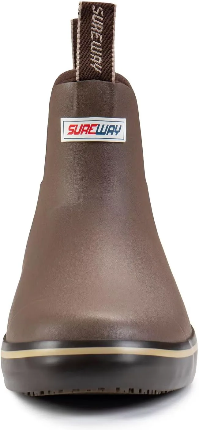 

Женские ботинки SUREWAY для палубы, профессиональные, противоскользящие, для рыбалки и щиколотки, водонепроницаемые, дождевые