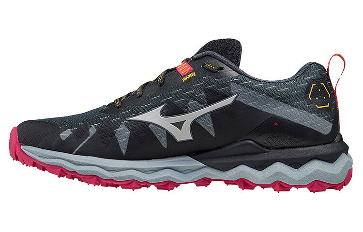 

Кроссовки женские Wave Daichi 6 с низким верхом, черные/красные Mizuno