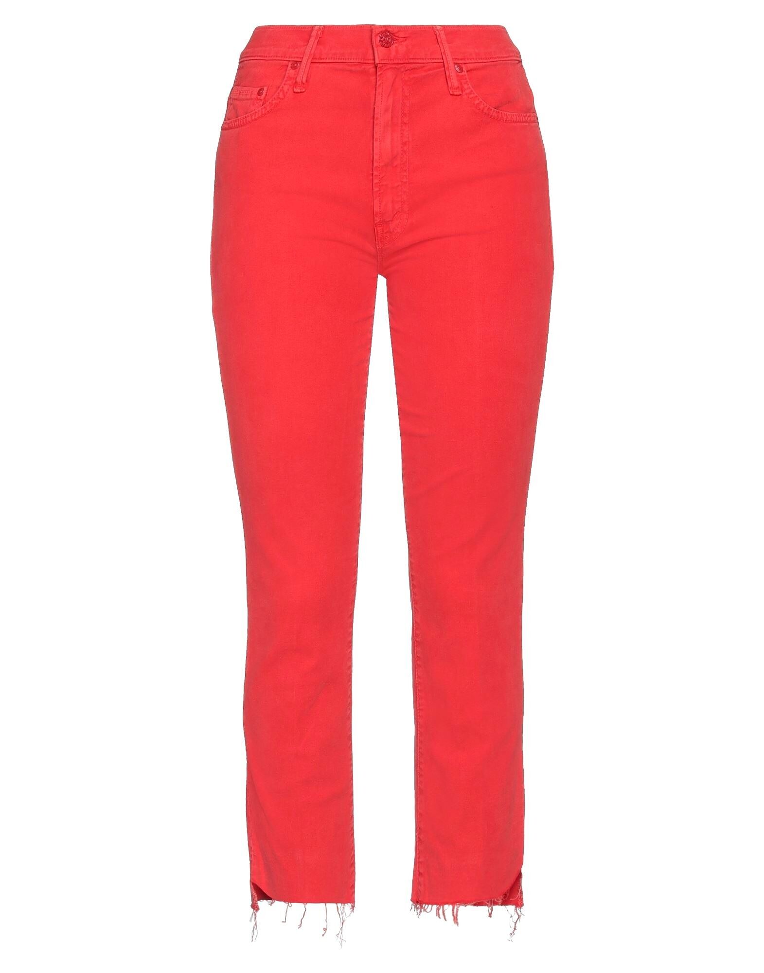 

Джинсы Mother, красный