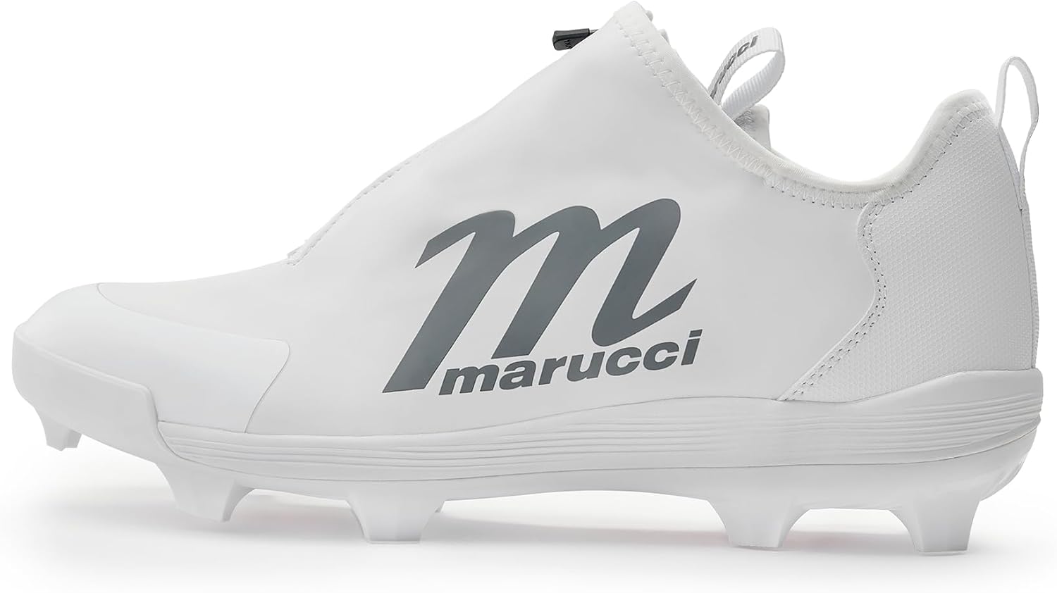 Бейсбольные бутсы Marucci MXB для мужчин, бейсбольная обувь для мужчин с системой регулировки BOA Li2 для надежной подгонки, комфортом и сцеплением для высокой продуктивности, легкие, долговечные, белый — фото 3