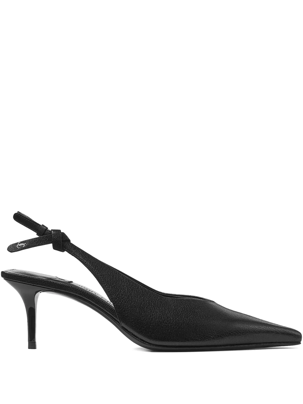 Туфли Camie 60 с ремешком на пятке Jimmy Choo, черный