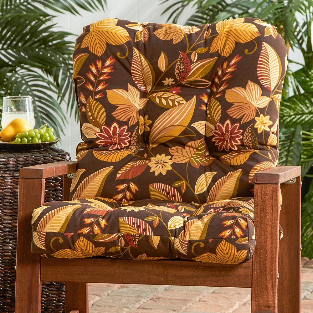 

Greendale Home Fashion Подушка для уличного стула на сиденье и спинку Greendale Home Fashions, цвет Timberland Floral