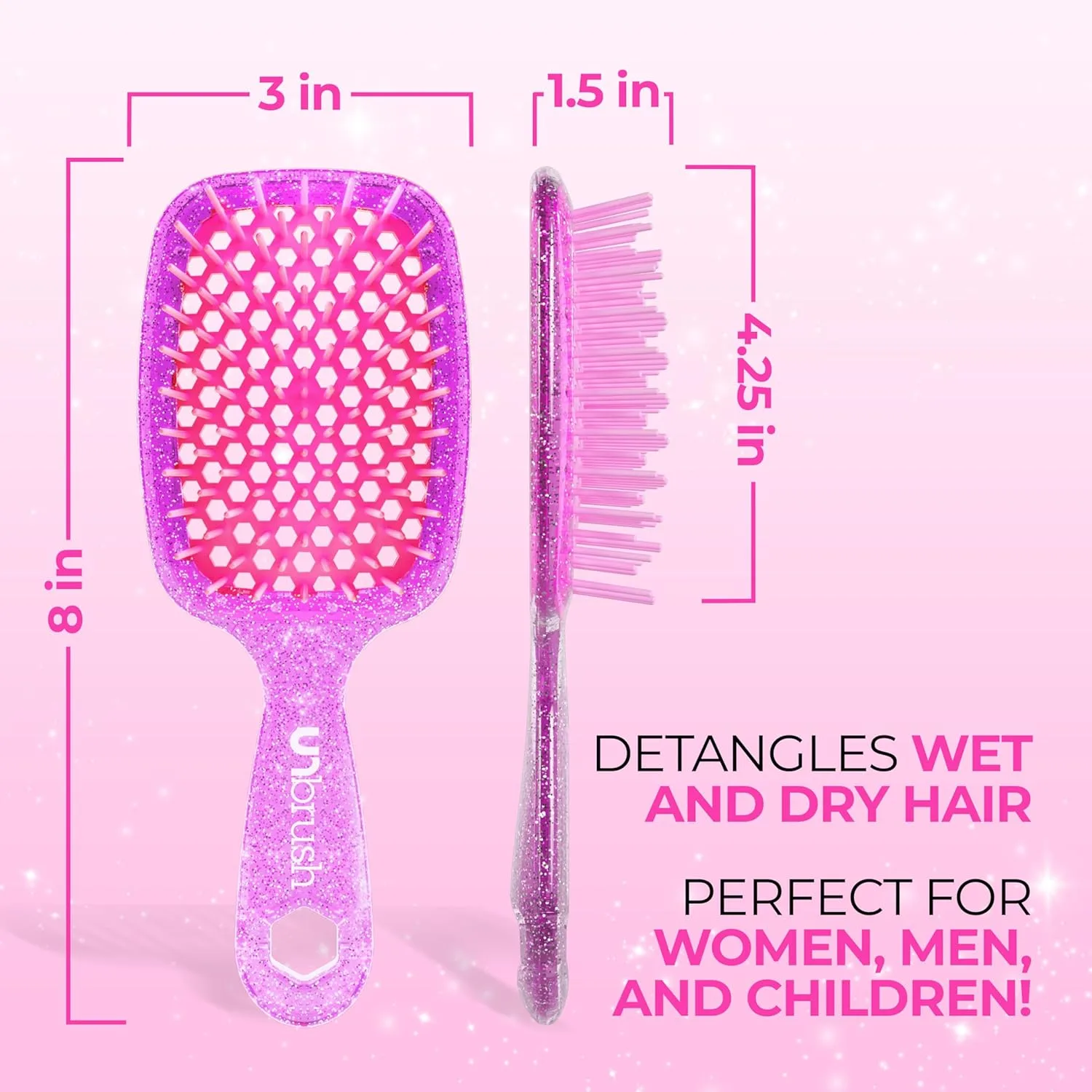 Спрей FHI Heat UNbrush and UNwinder, Rose Quartz Pink — фото 4