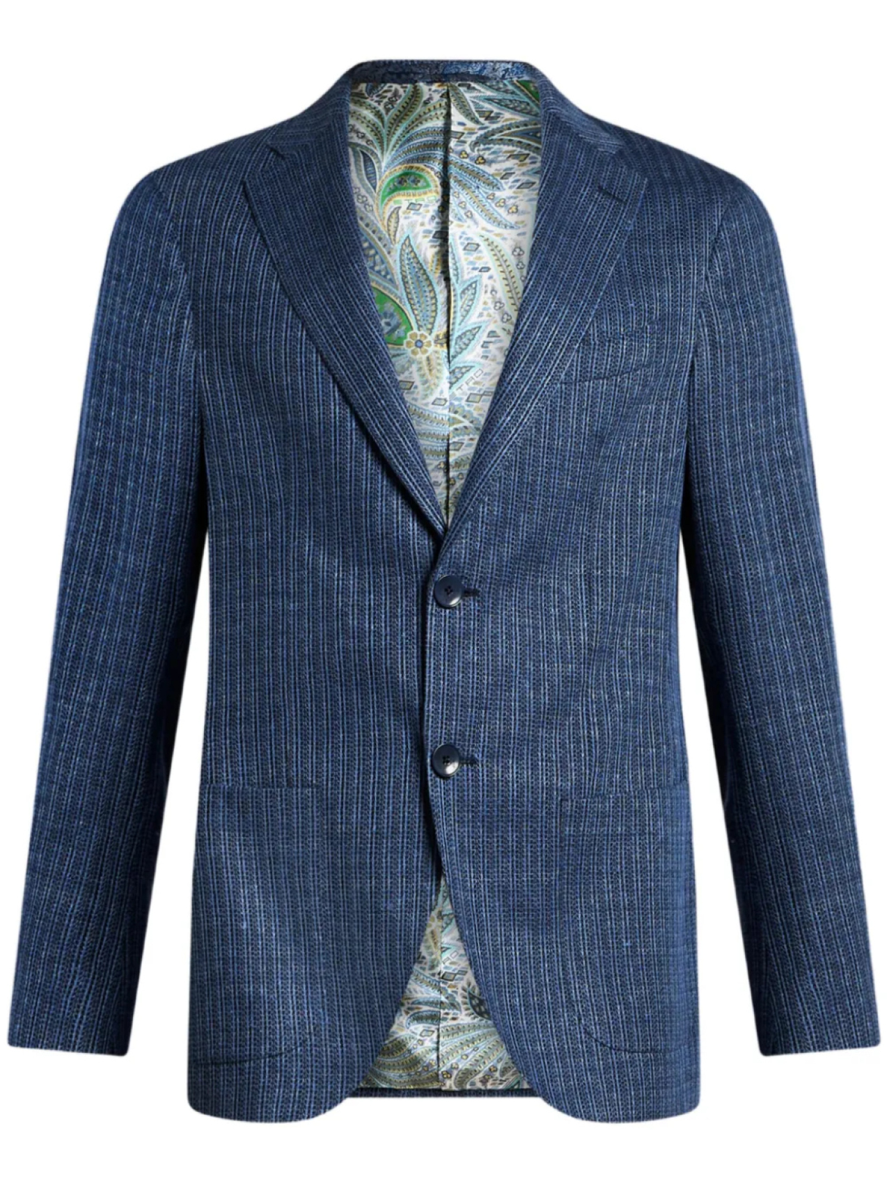 

ETRO пиджак из джерси, синий