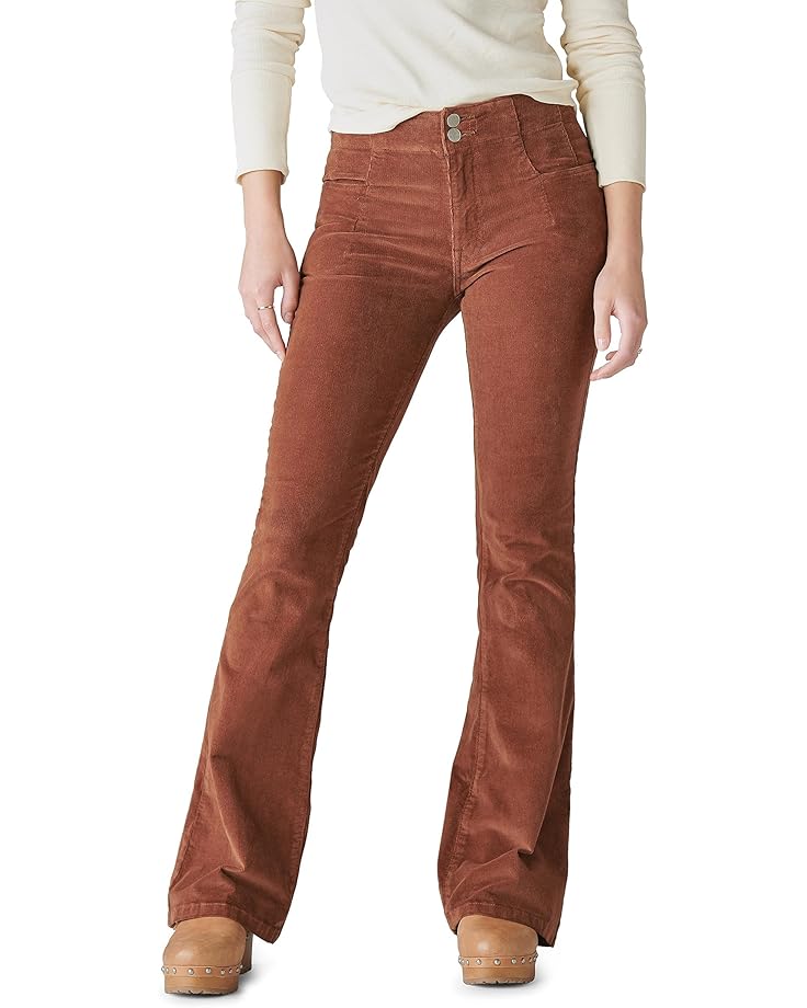 

Джинсы Lucky Brand High-Rise Stevie Flare in Hot Coca, цвет Hot Cocoa