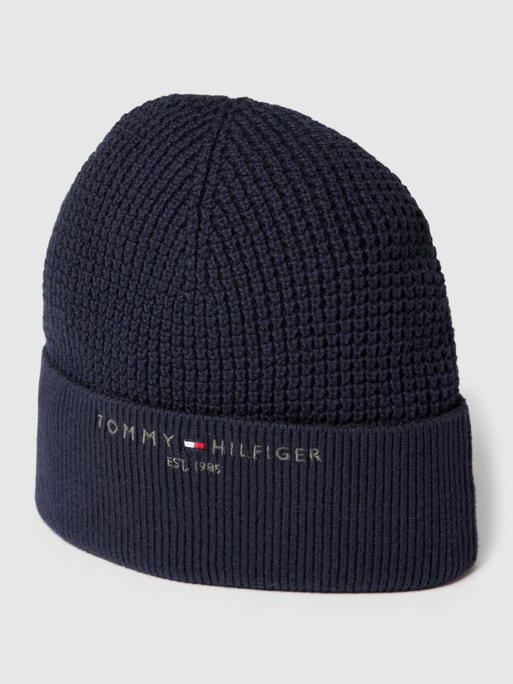 

Шапка с этикеткой, модель «ГОРИЗОНТ» Tommy Hilfiger, темно-синий