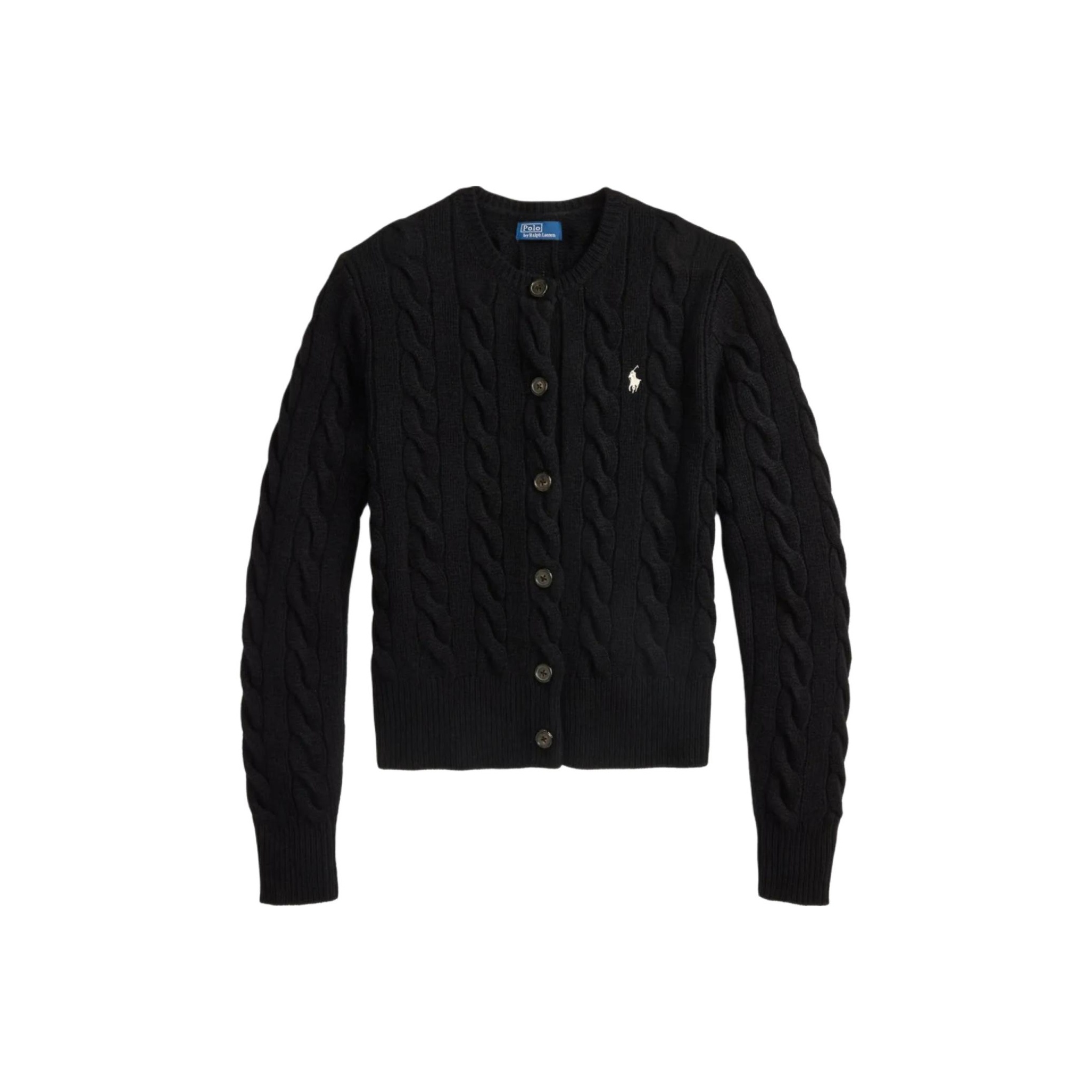 

Кардиган с вышитым логотипом Polo Ralph Lauren, черный