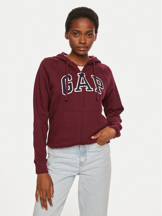 

Толстовка regular fit Gap, бургундия