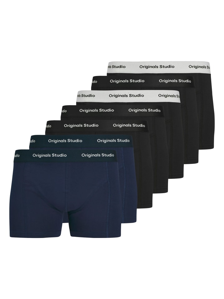 

Боксерские трусы Jack & Jones, цвет schwarz/blau