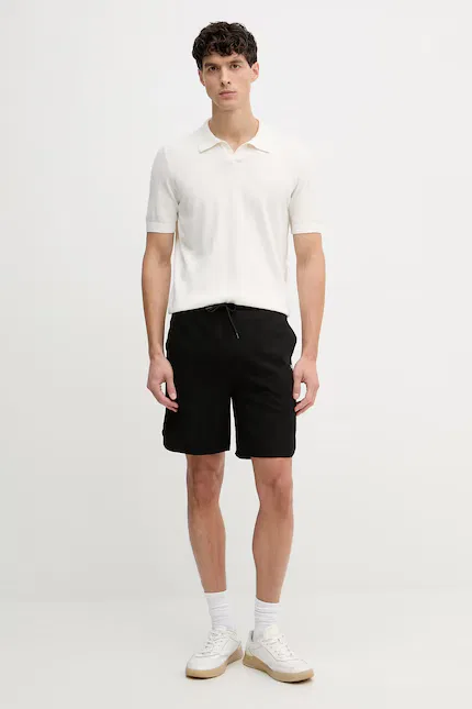 Шорты мужские Regular fit BOSS Green, черный — фото 2