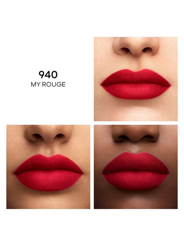 Нежный матовый бальзам для губ Kiss Kiss Guerlain, 940 My Rouge — фото 3