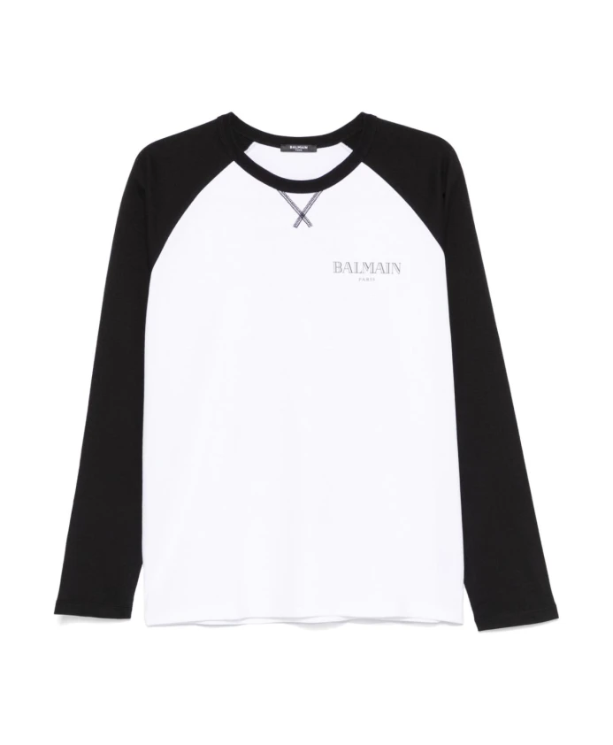 

Футболки и поло с графическими принтами Balmain, черный