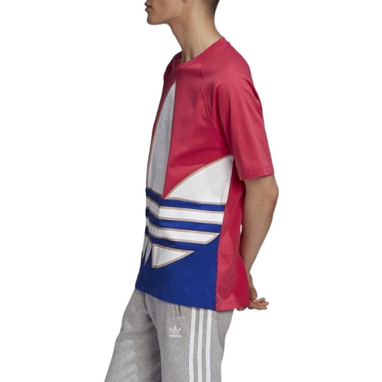 Футболка BIG TREFOIL мужская красная Adidas Originals, красный — фото 3