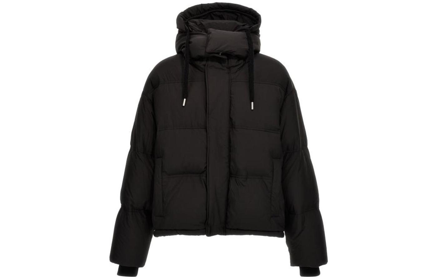 

Куртка утепленная с капюшоном и шнурком AMIPARIS, черный