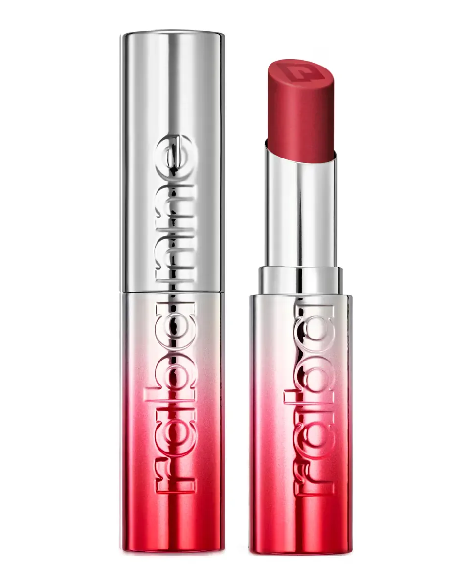 Металлическая увлажняющая помада Famous Lipcolor Rabanne, 006.Red Chrome