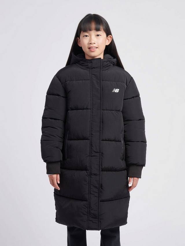 

Детское удлиненное пуховик New Balance, Caviar