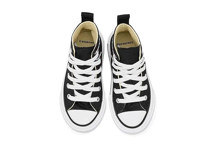 Кеды Converse Kids Chuck Taylor All Star Lift Platform Polka Dots, Black/Lt Shocking Orchid/White — фото 3