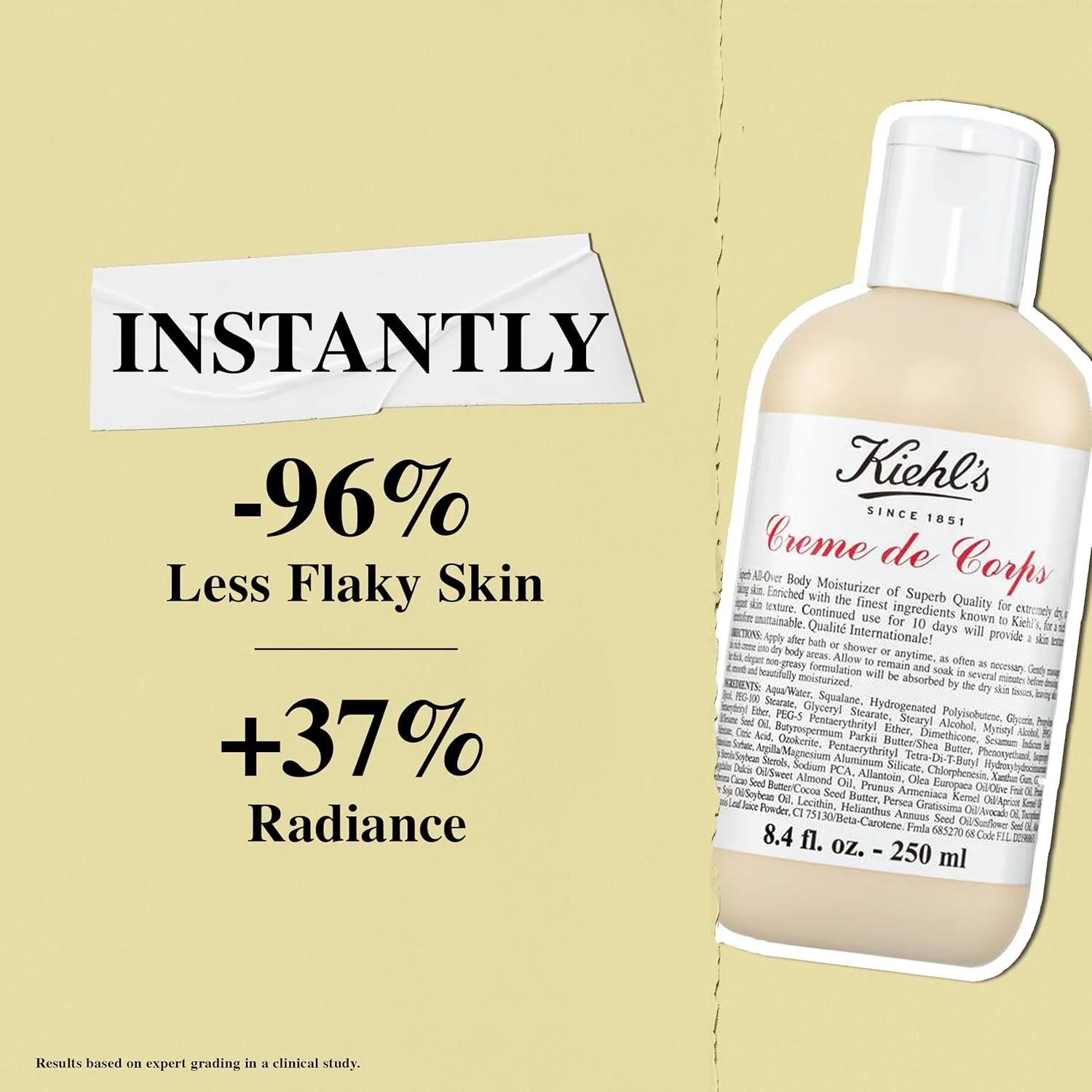 Набор Kiehl's Creme de Corps Duo: насыщенный, увлажняющий лосьон для тела с маслом какао и маслом ши для быстрого впитывания - большой набор. — фото 4