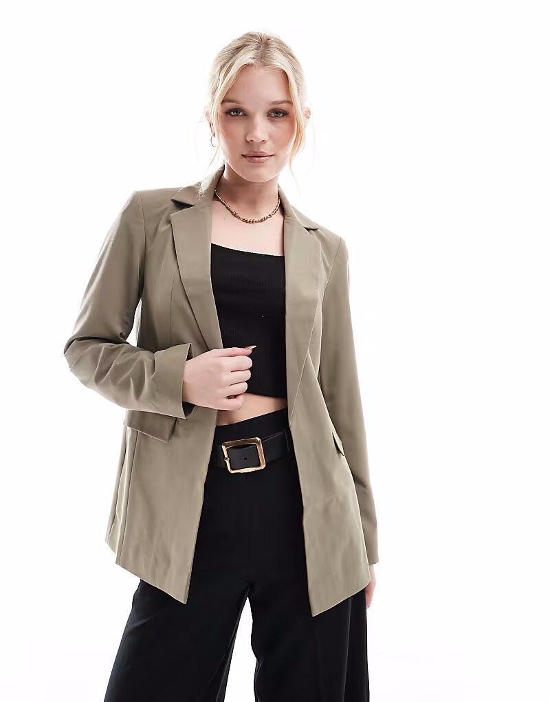 

Свободный жакет Miss Selfridge цвета хаки