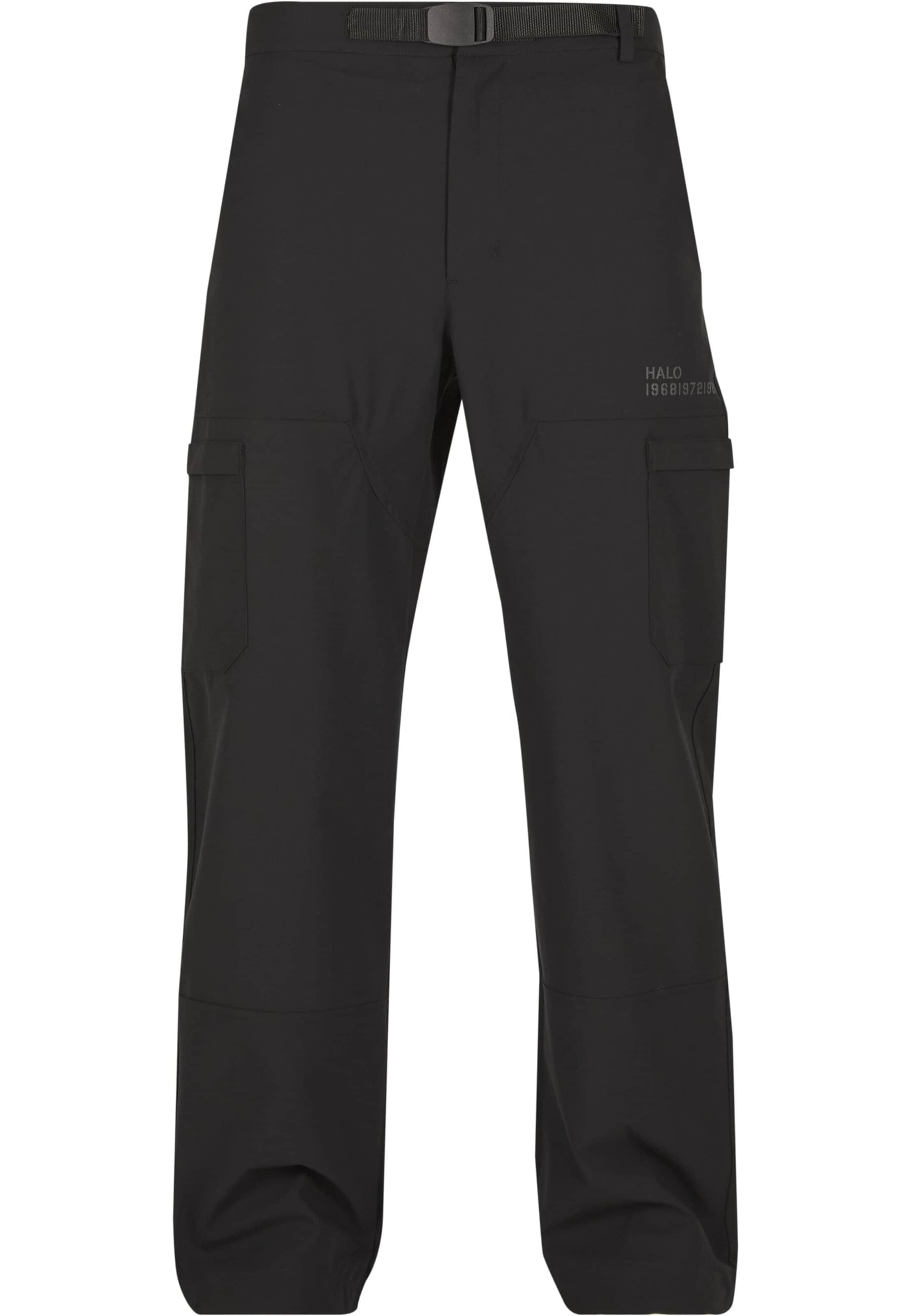 

HALO Широкие карго-штаны 'Cobra' в черном цвете