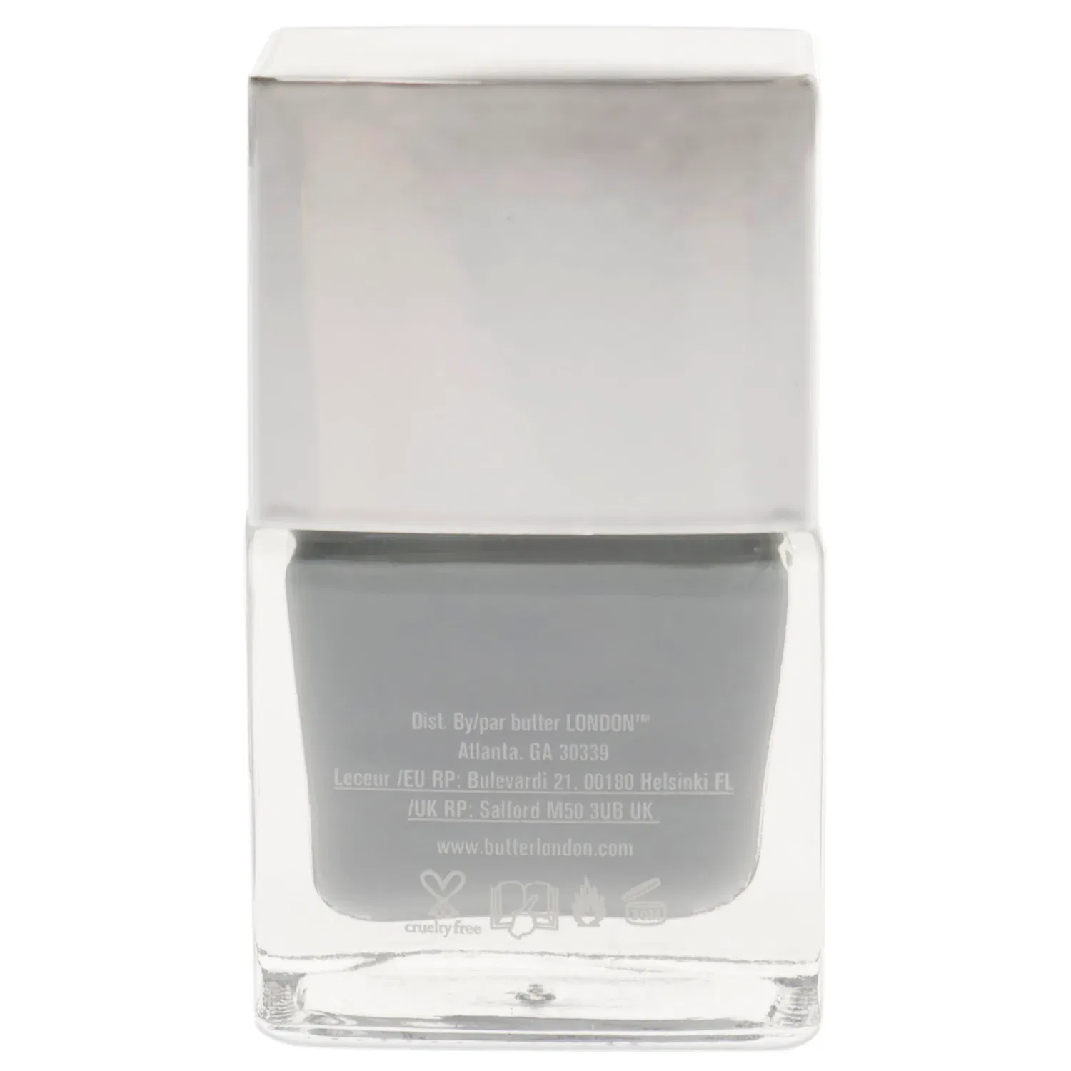 Лак для ногтей Patent Shine 10X - London Fog от Butter London для женщин - 0,2 унции, серый — фото 2