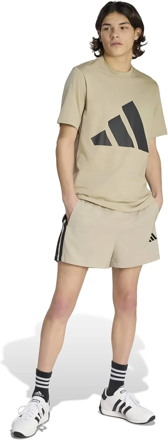 Мужская футболка adidas, цвет Wonder Cargo/Black — фото 2