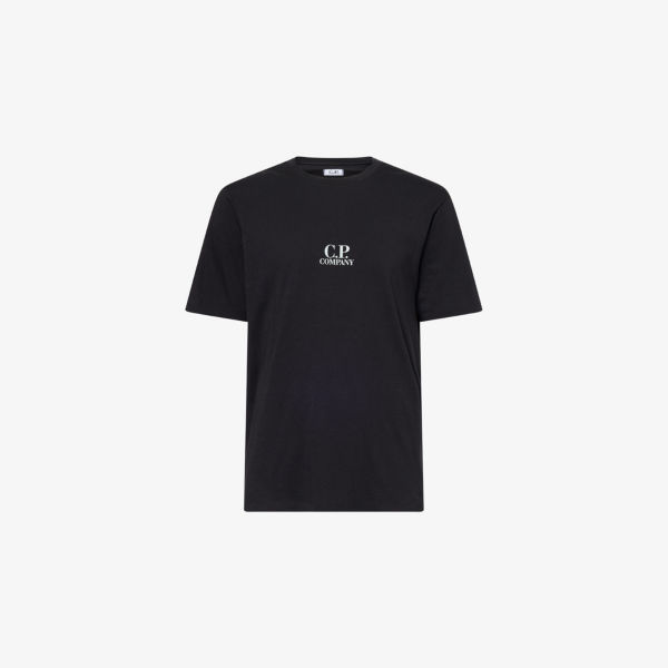 

Футболка Cp Company с принтом, черный