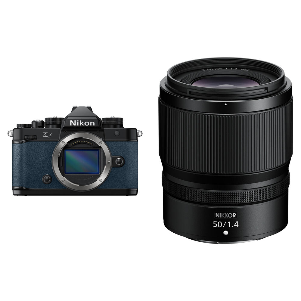 

Беззеркальная камера Nikon Zf Mirrorless Camera with 50mm f/1.4 Lens Kit (Blue)
