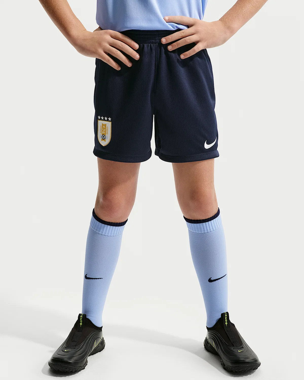 Детский футбольный комплект Nike Uruguay 2026 Stadium Home (3 предмета), Royal Tint/Obsidian — фото 4