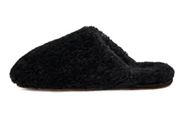 Модные сандалии макси-кружевные слайды Ugg, черный — фото 2