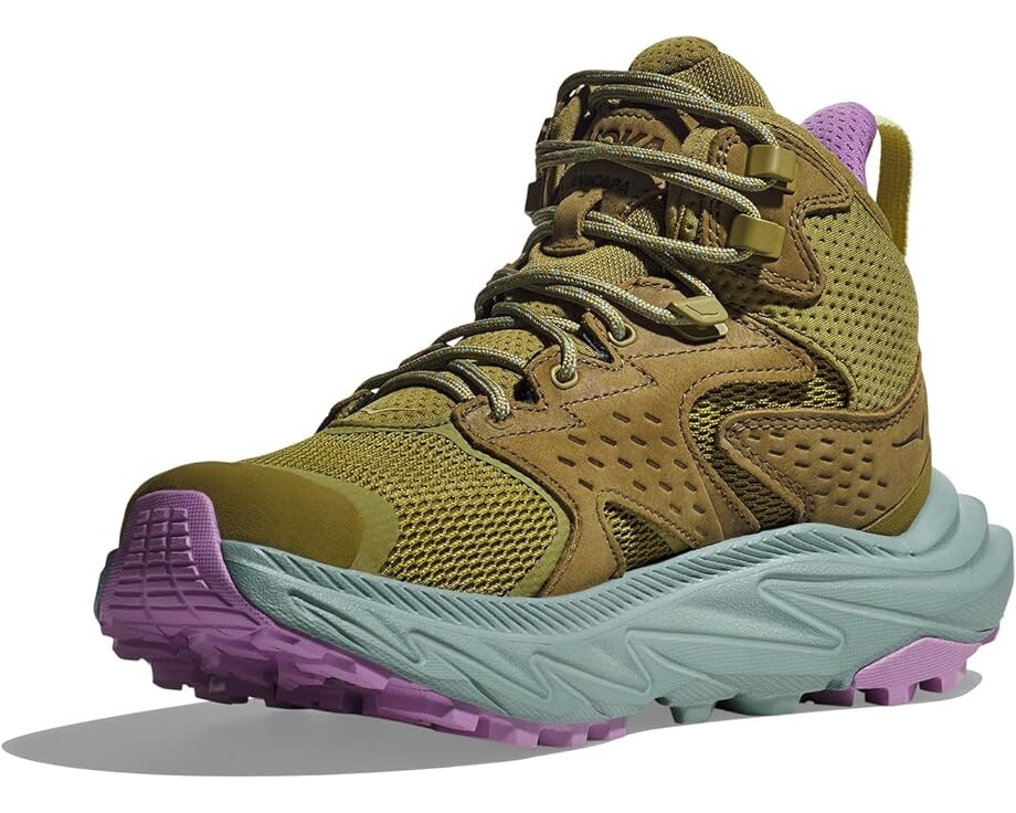 

Походная обувь Hoka Anacapa 2 Mid GTX, цвет Green Moss/Agave