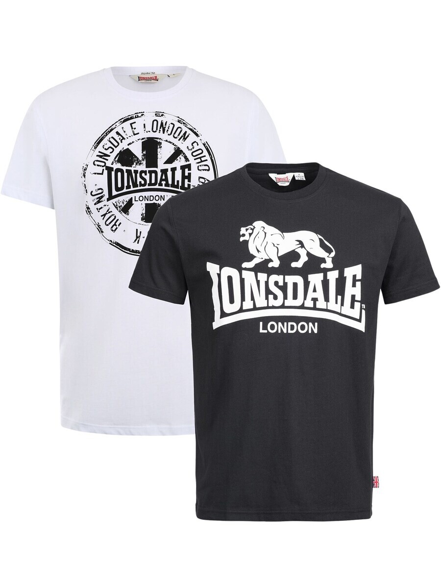 

Футболка Lonsdale DILDAWN, черный/белый
