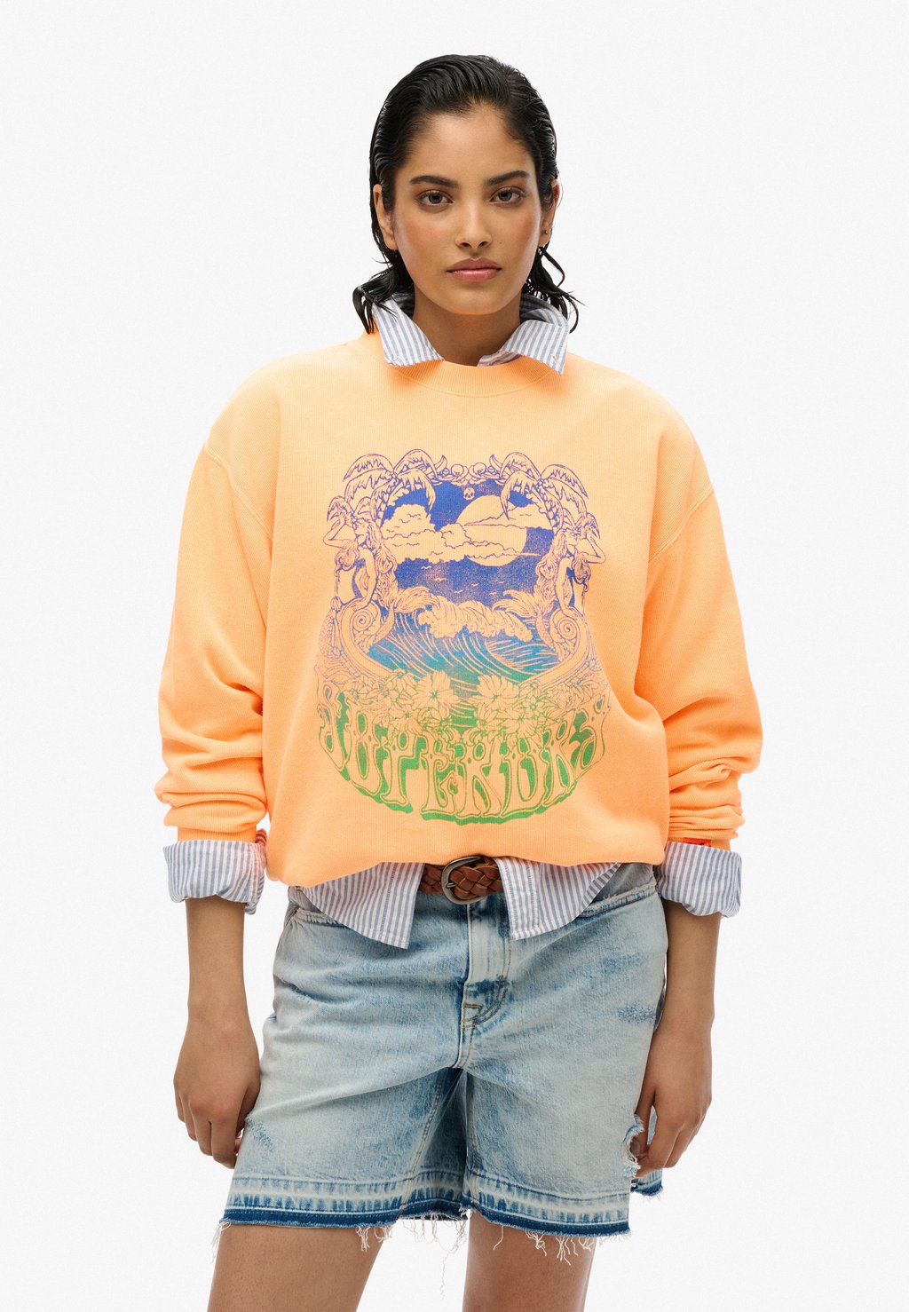 

Толстовка Superdry, оранжевый