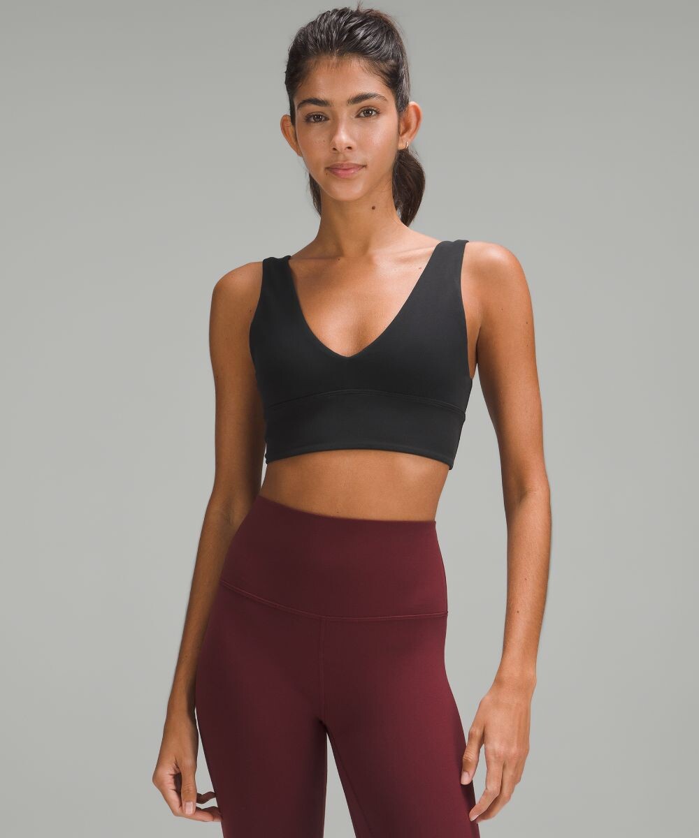 

Спортивный бюсгальтер Lululemon, черный