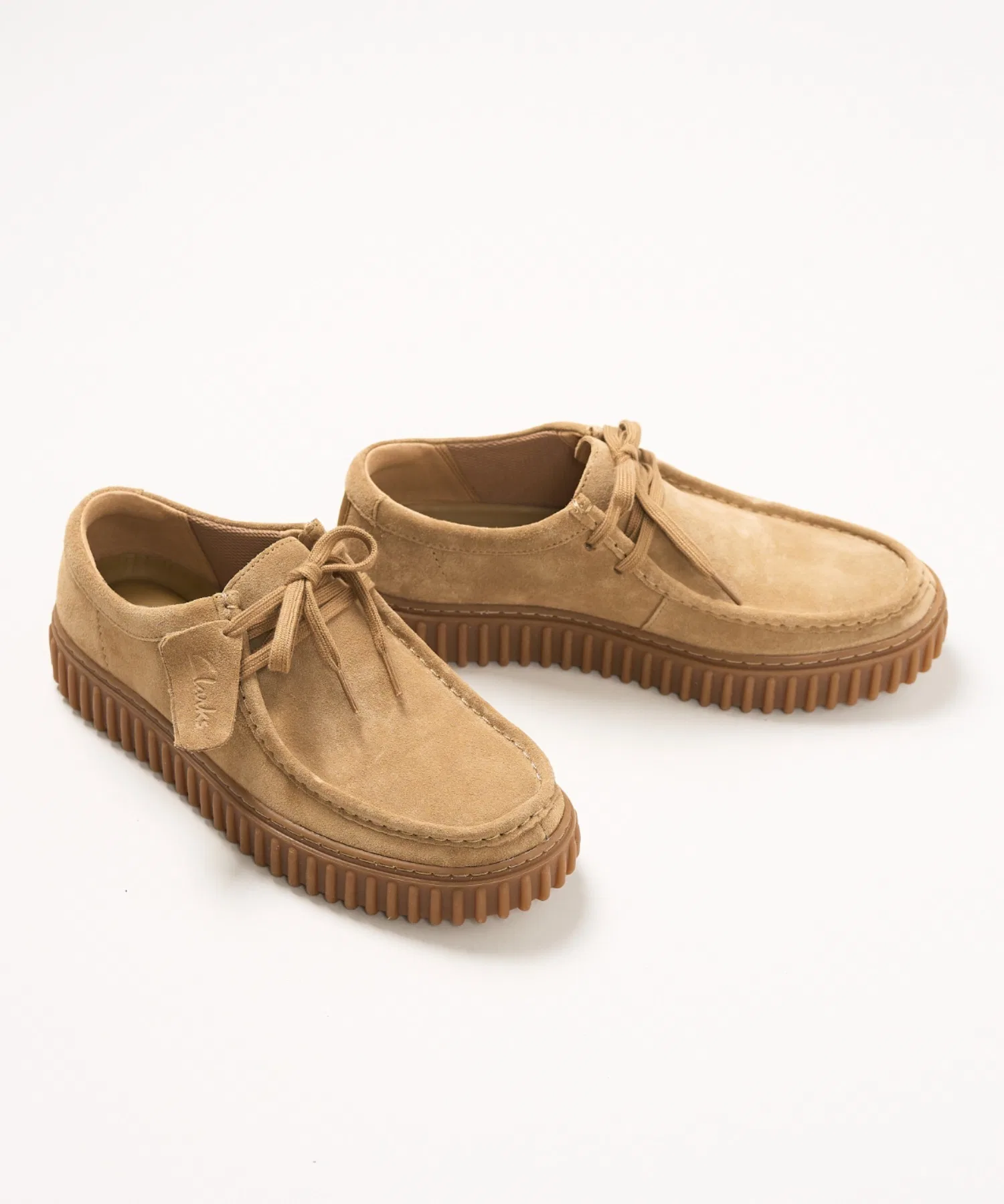 Мужские мокасины Clarks Torhill Lo тёмно-коричневые