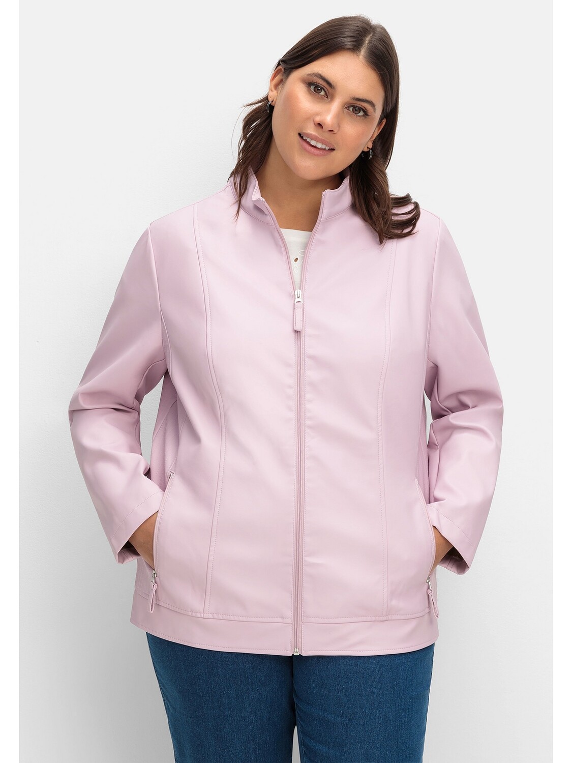 

Куртка sheego Jacke, цвет rosé