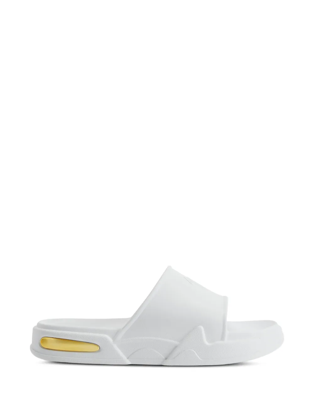 Шлепанцы с логотипом Giuseppe Zanotti, белый
