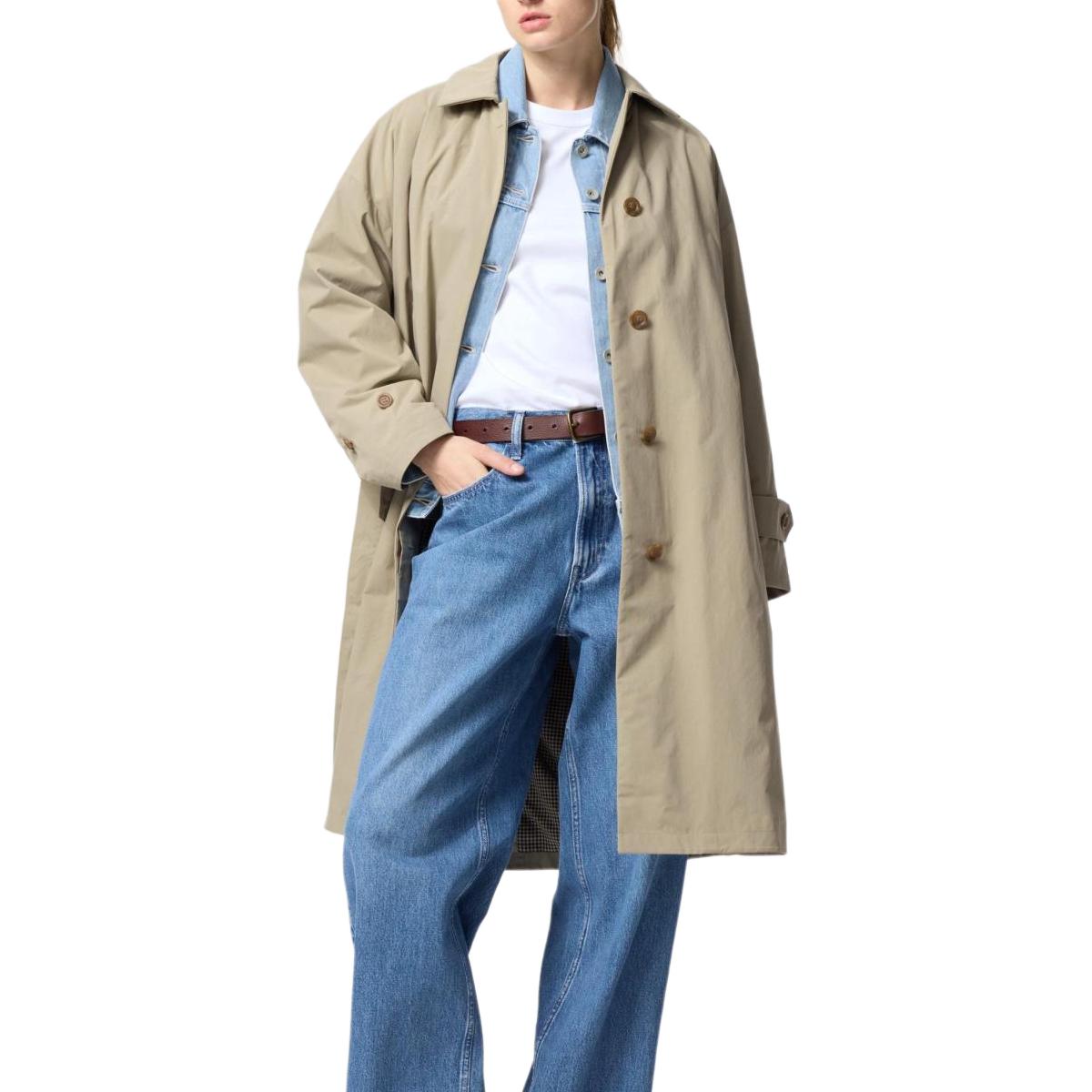 

UNIQLO Пальто женское темно-бежевое, Dark Beige