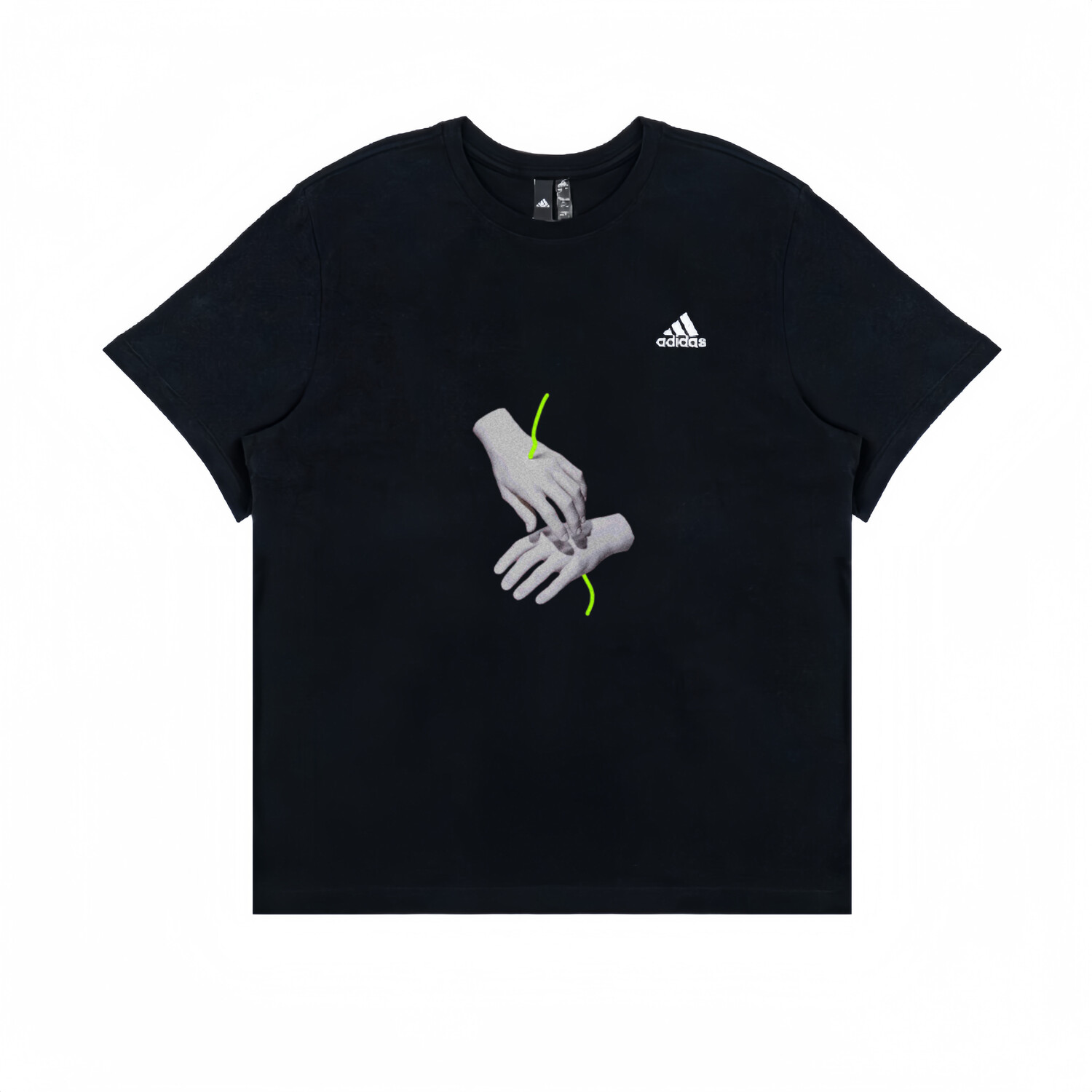 

Футболка унисекс черная Adidas, черный