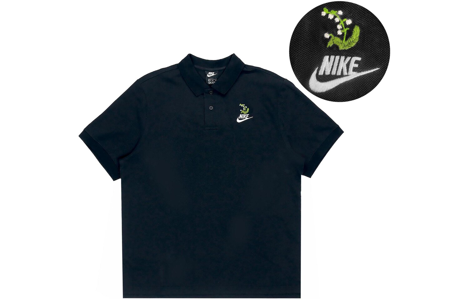 

Рубашка-поло унисекс Nike, цвет Black