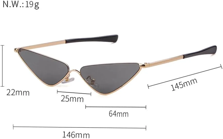 

Женские солнцезащитные очки MUTYNE «Кошачий глаз», модные женские солнцезащитные очки в маленькой оправе, женские очки для защиты от УФ-излучения UV400, C7