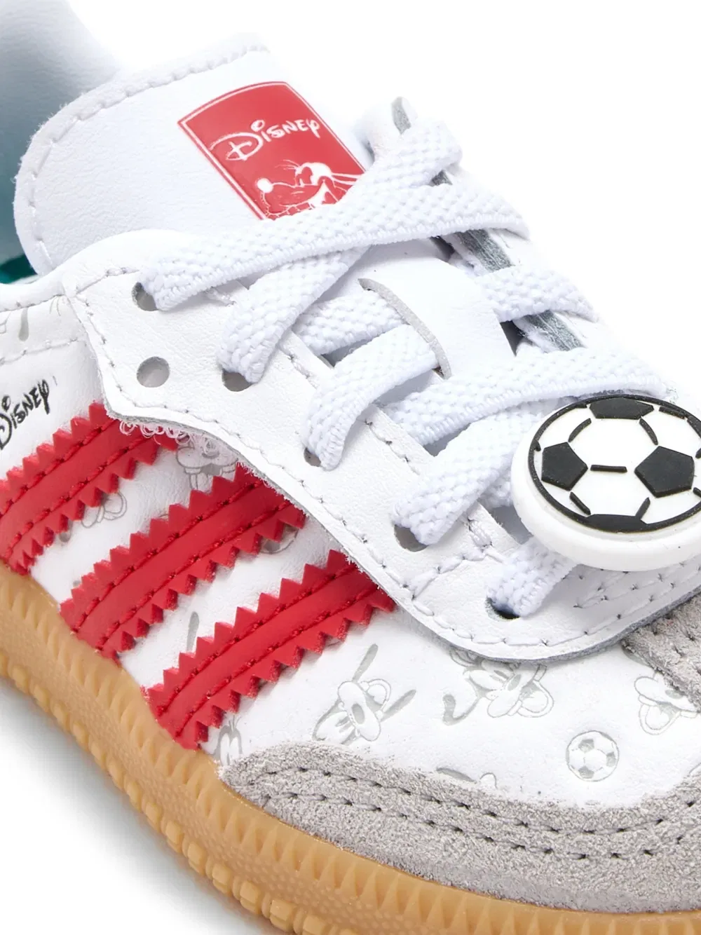 X Disney Samba OG кроссовки Adidas Kids, белый — фото 4