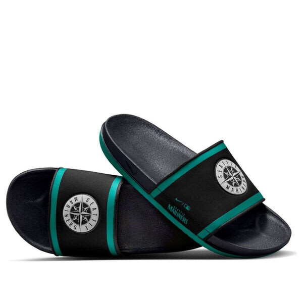 

Тапочки mlb x offcourt slide 'seattle mariners' Nike, черный