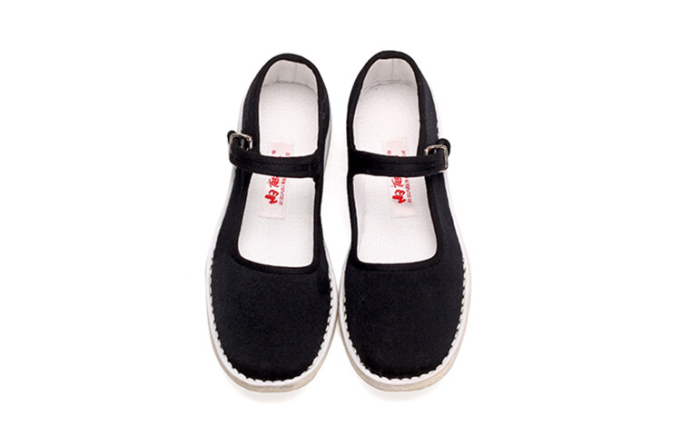 Туфли женские повседневные Women's Casual Shoes Women's Low-Top Black Neiliansheng — фото 3