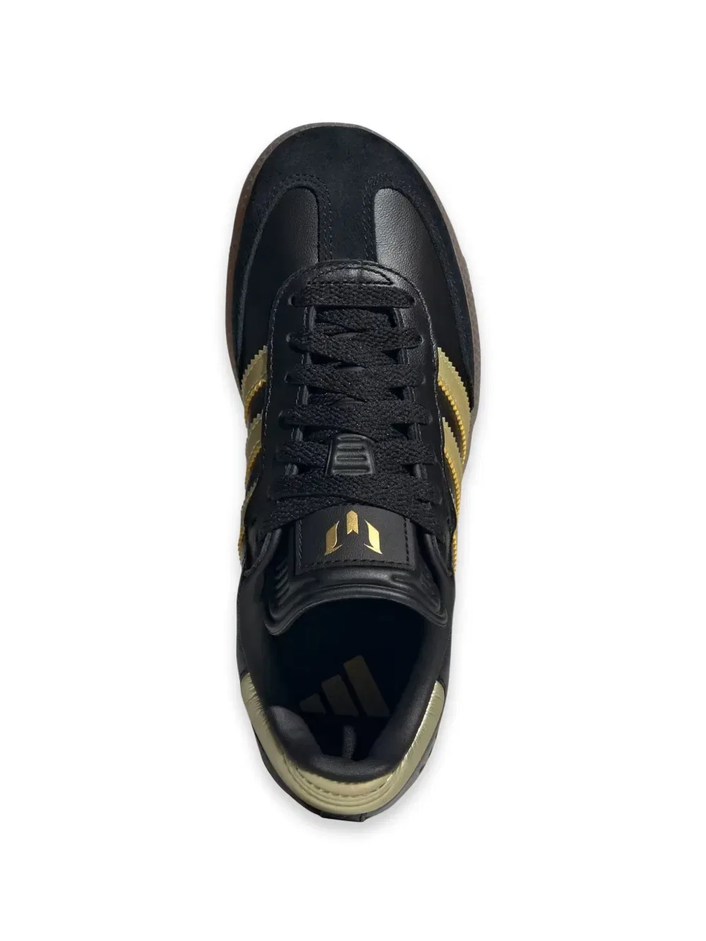 Кроссовки на шнуровке с тремя полосками Adidas, черный — фото 3
