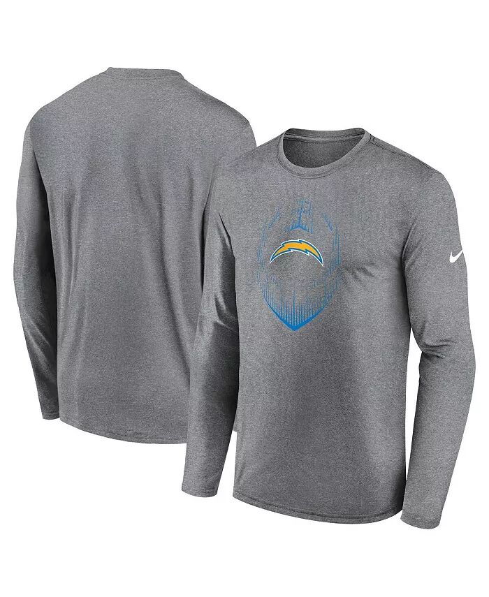 

Футболка мужская с длинным рукавом с надписью Los Angeles Chargers Legend Icon, цвет «серый» Nike