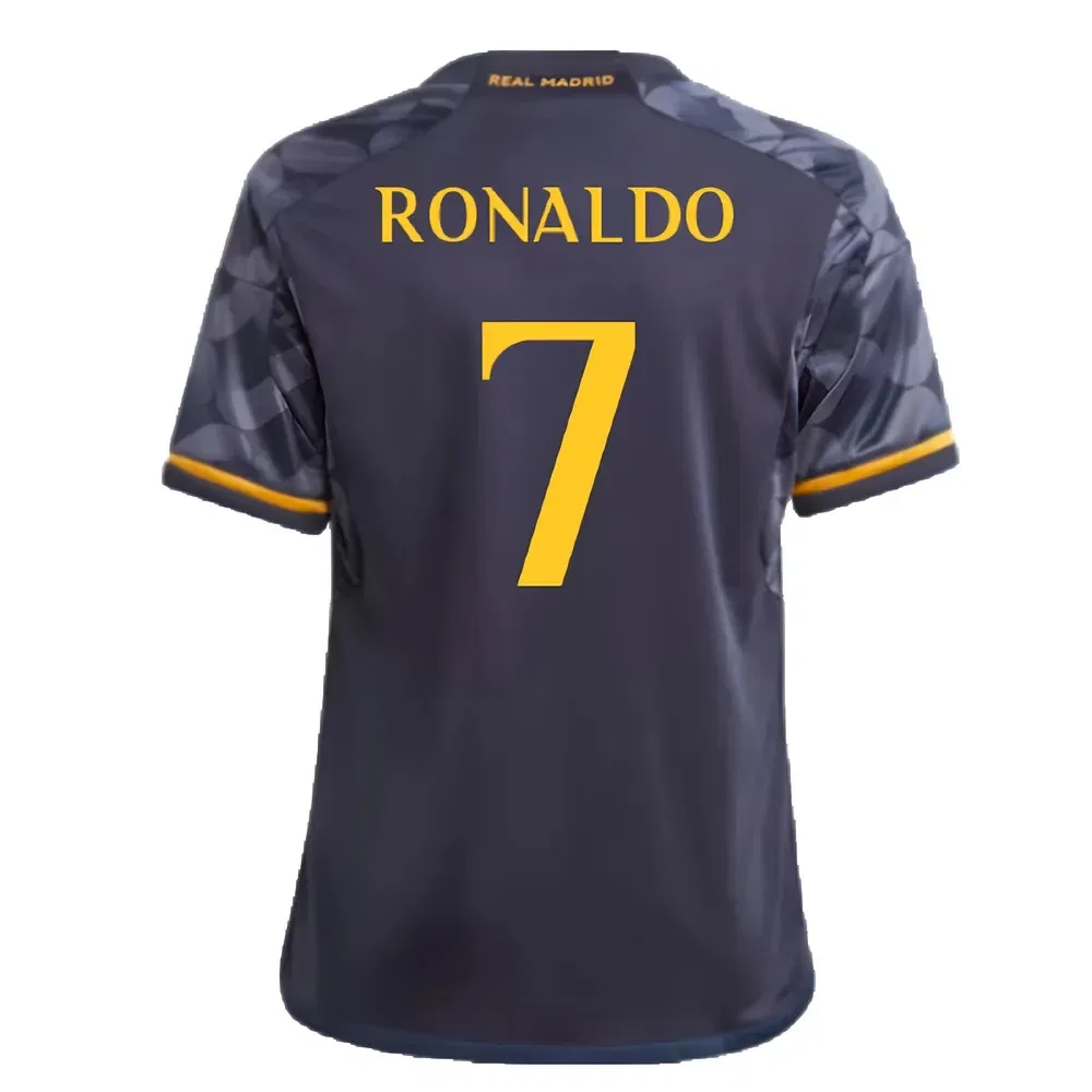 Футбольная футболка Real Madrid Ronaldo No 7 2023/24, темно-синий — фото 2