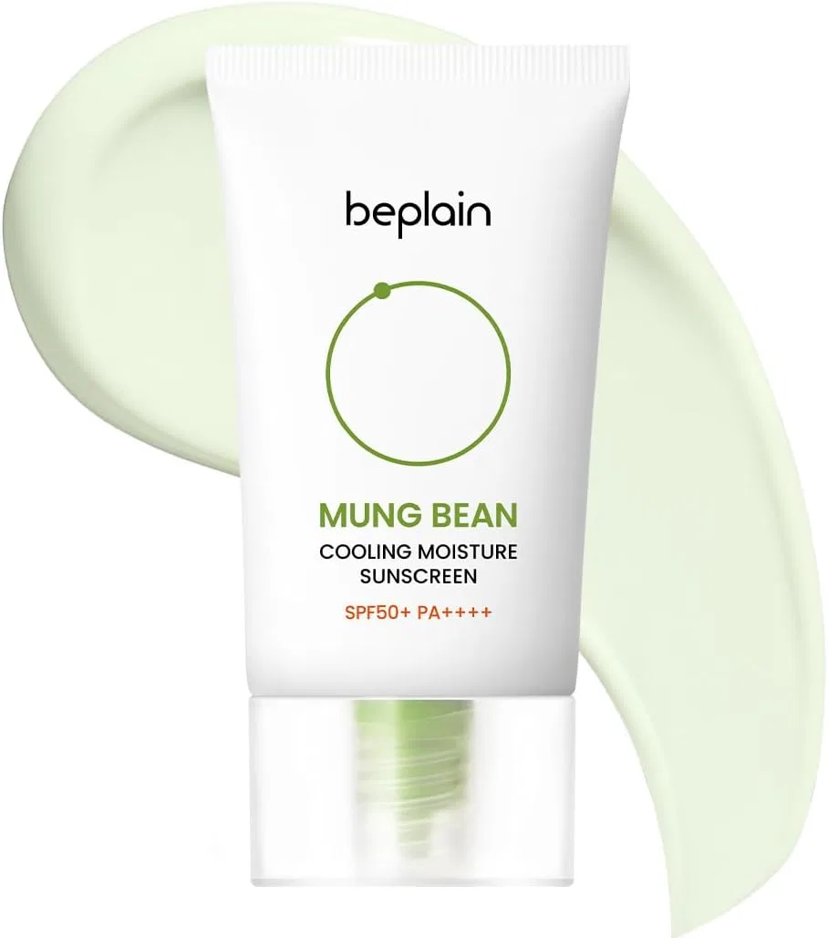 Охлаждающий солнцезащитный крем Green Beans, SPF50+ PA+++, 50 мл, белый Beplain