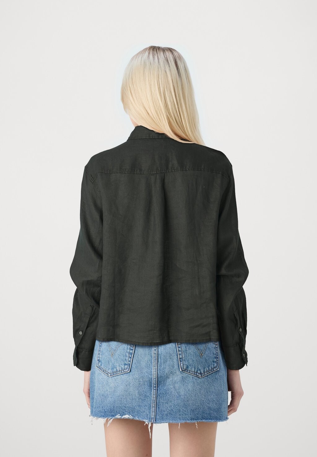 

Рубашка Cropped Shirt GAP, черная