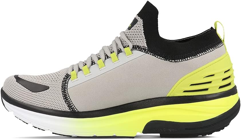 Мужские кроссовки GDEFY MATeeM Cross-Trainer - гибридные кроссовки VersoShock с доказанным эффектом облегчения боли и поддержкой Gravity Defyer, желтый/серый — фото 3